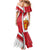 Personalized Norway Coat of Arms Mermaid Dress Golden Lion