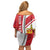 Personalized Norway Coat of Arms Off Shoulder Short Dress Golden Lion