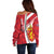 Personalized Norway Coat of Arms Off Shoulder Sweater Golden Lion