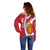 Personalized Norway Coat of Arms Off Shoulder Sweater Golden Lion