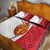Personalized Norway Coat of Arms Quilt Bed Set Golden Lion