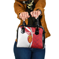 Personalized Norway Coat of Arms Shoulder Handbag Golden Lion