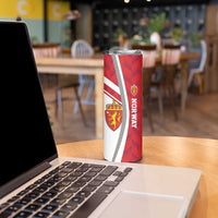 Personalized Norway Coat of Arms Skinny Tumbler Golden Lion
