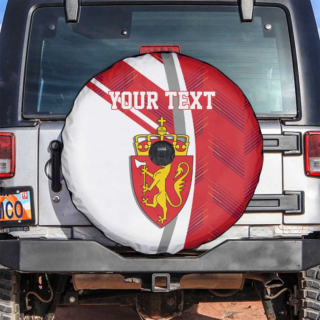Personalized Norway Coat of Arms Spare Tire Cover Golden Lion