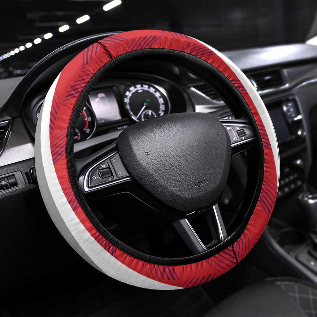 Norway Coat of Arms Steering Wheel Cover Golden Lion