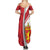 Personalized Norway Coat of Arms Summer Maxi Dress Golden Lion