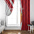 Personalized Norway Coat of Arms Window Curtain Golden Lion
