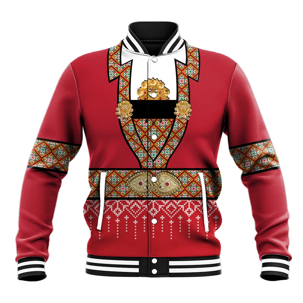 Norway Constitution Day Baseball Jacket Norwegian bunads