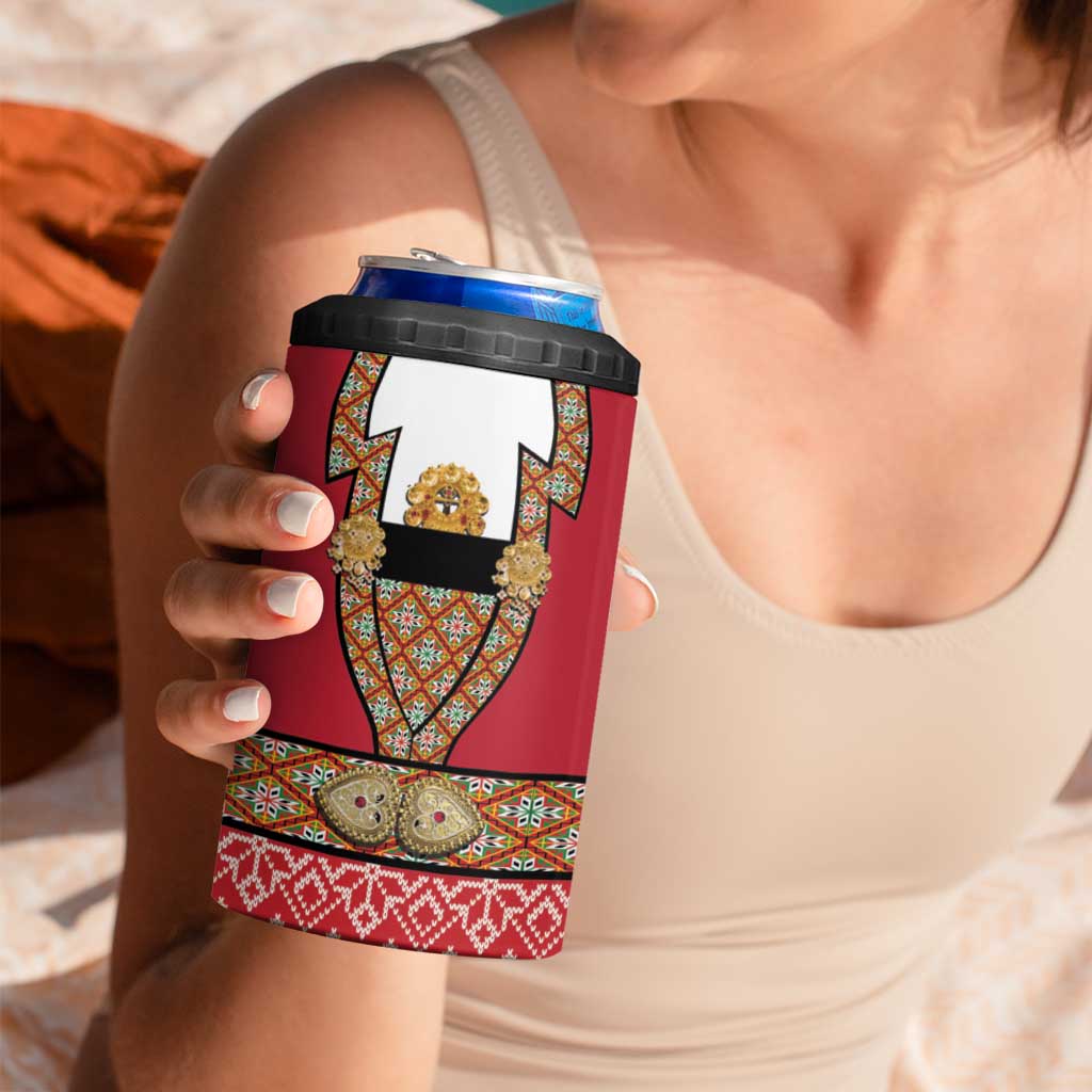 Norway Constitution Day 4 in 1 Can Cooler Tumbler Norwegian bunads