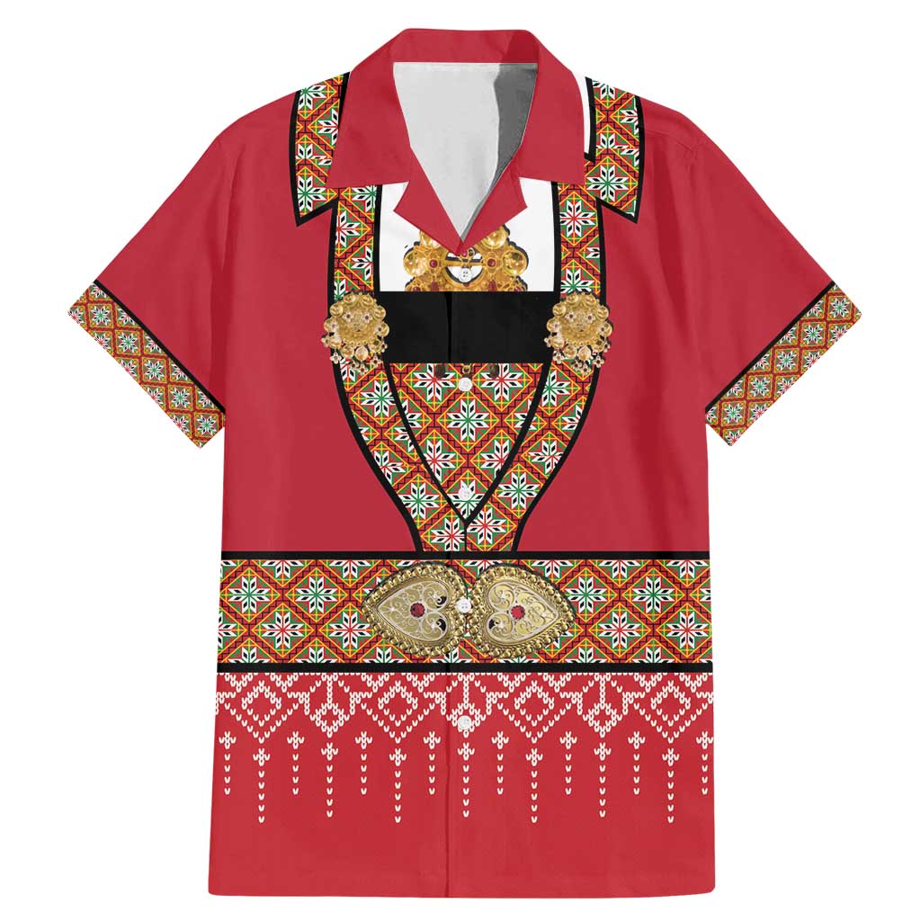 Norway Constitution Day Family Matching Mermaid Dress and Hawaiian Shirt Norwegian bunads