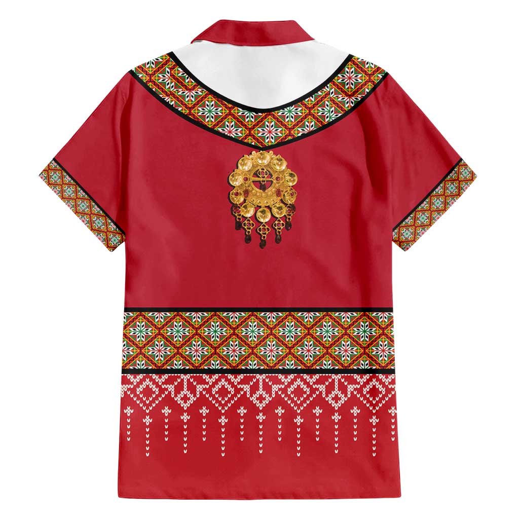 Norway Constitution Day Family Matching Puletasi and Hawaiian Shirt Norwegian bunads