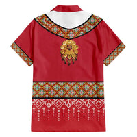 Norway Constitution Day Family Matching Short Sleeve Bodycon Dress and Hawaiian Shirt Norwegian bunads