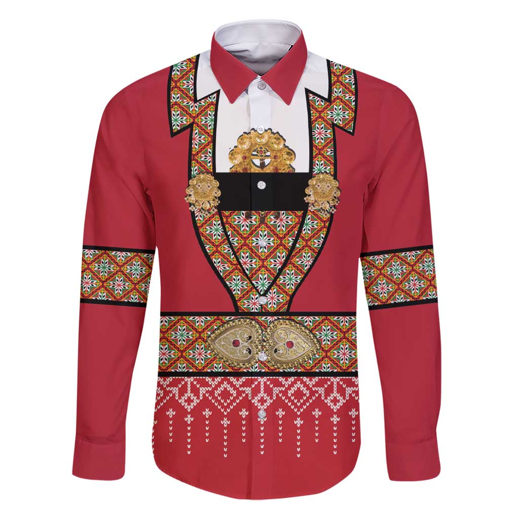 Norway Constitution Day Family Matching Short Sleeve Bodycon Dress and Hawaiian Shirt Norwegian bunads