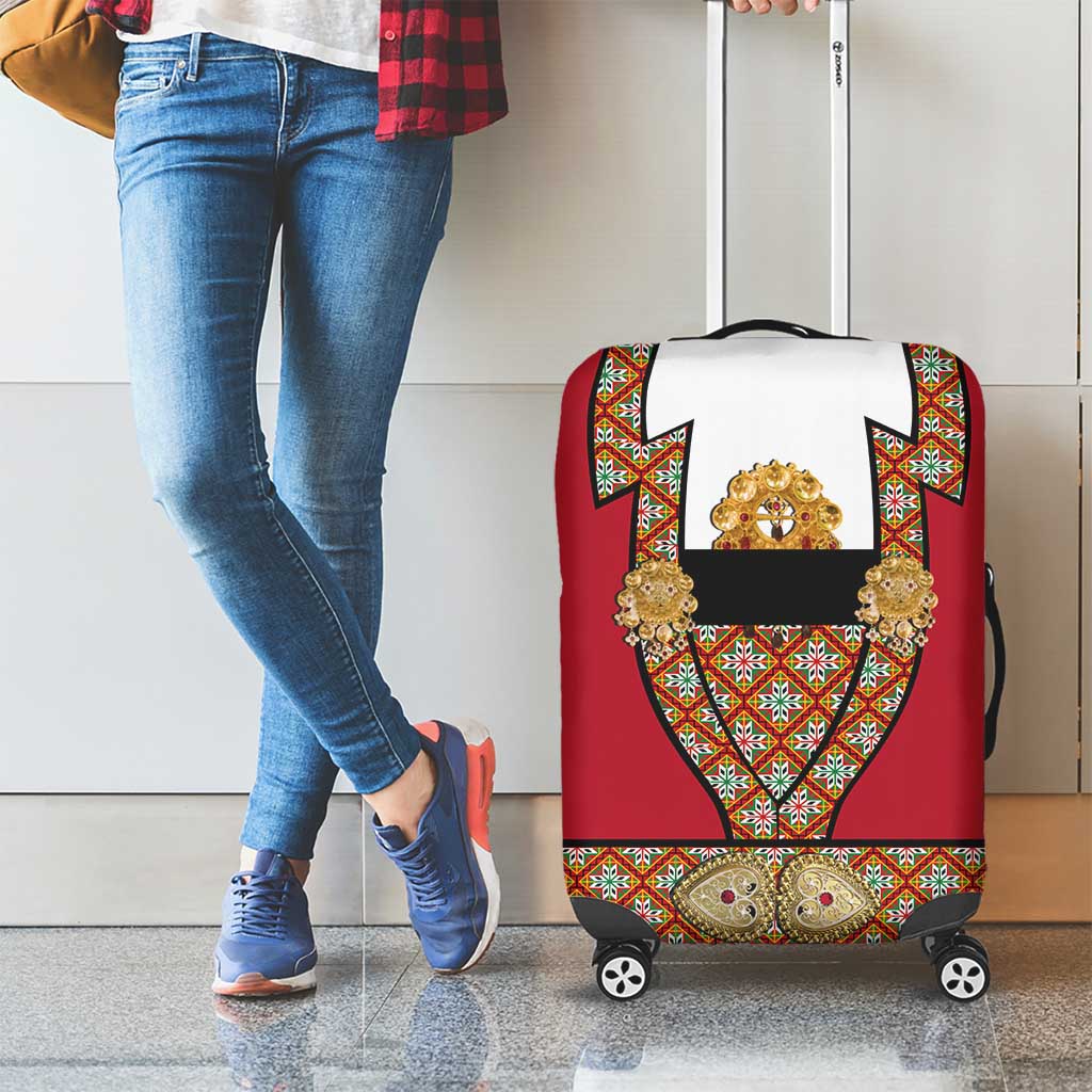 Norway Constitution Day Luggage Cover Norwegian bunads