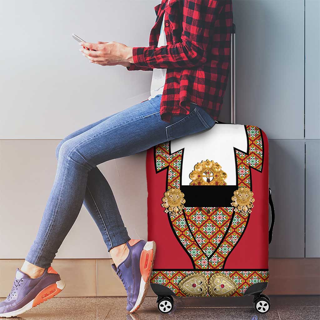 Norway Constitution Day Luggage Cover Norwegian bunads