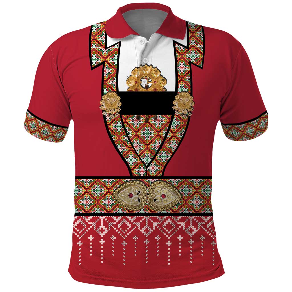 Norway Constitution Day Polo Shirt Norwegian bunads