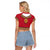 Norway Constitution Day Raglan Cropped T Shirt Norwegian bunads