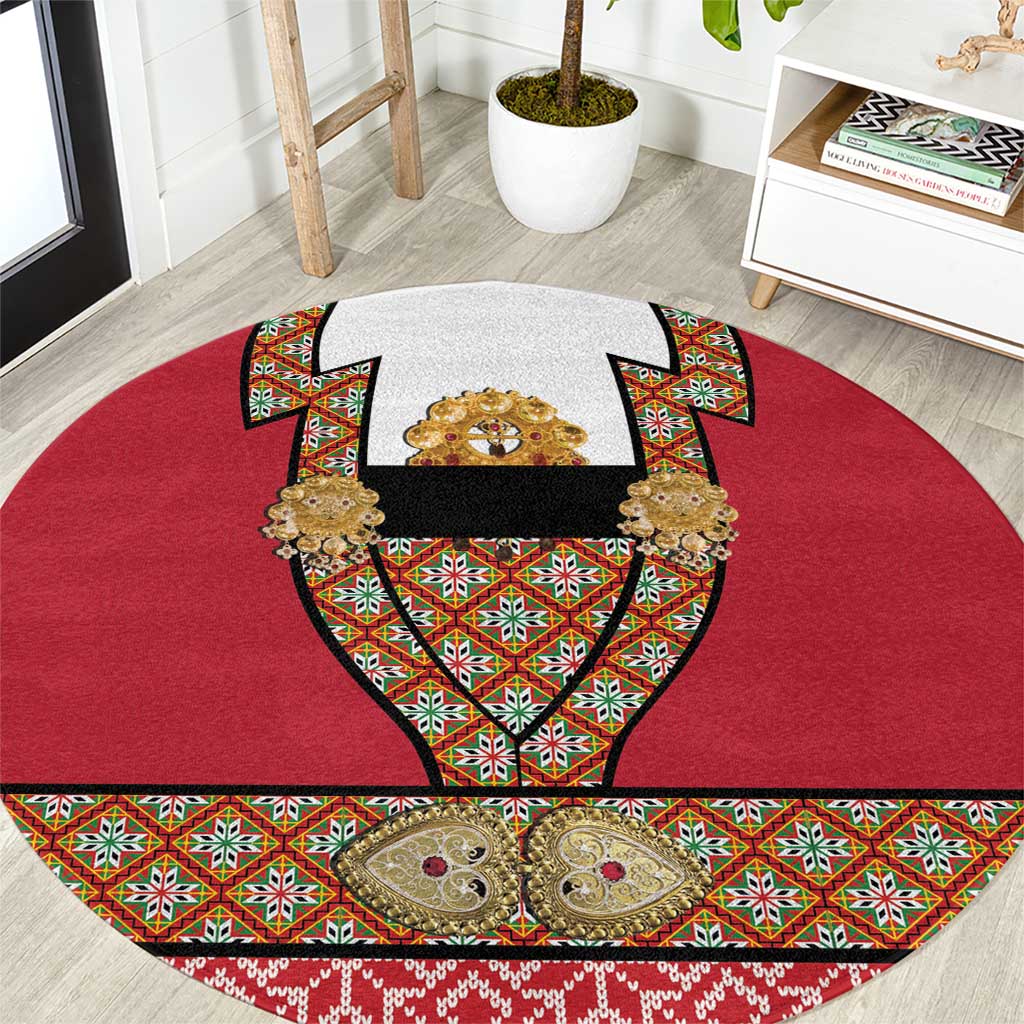 Norway Constitution Day Round Carpet Norwegian bunads