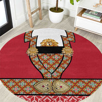 Norway Constitution Day Round Carpet Norwegian bunads