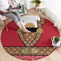 Norway Constitution Day Round Carpet Norwegian bunads