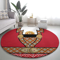 Norway Constitution Day Round Carpet Norwegian bunads