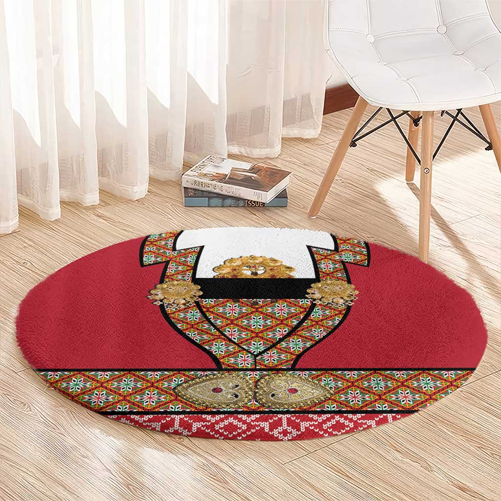Norway Constitution Day Round Carpet Norwegian bunads
