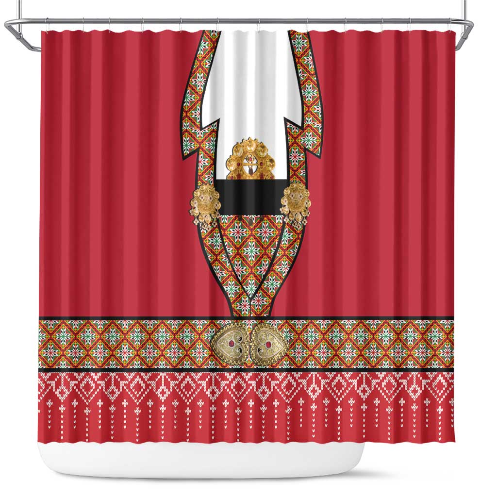 Norway Constitution Day Shower Curtain Norwegian bunads