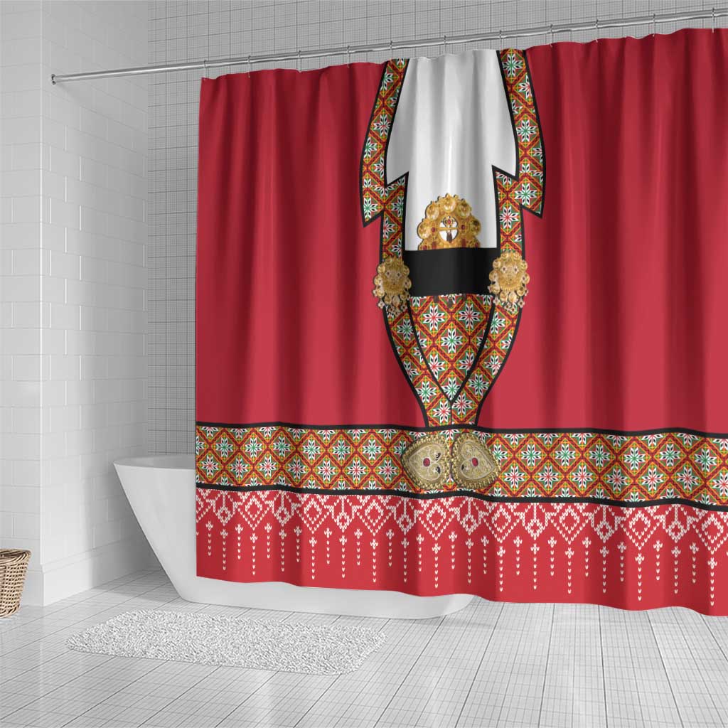 Norway Constitution Day Shower Curtain Norwegian bunads