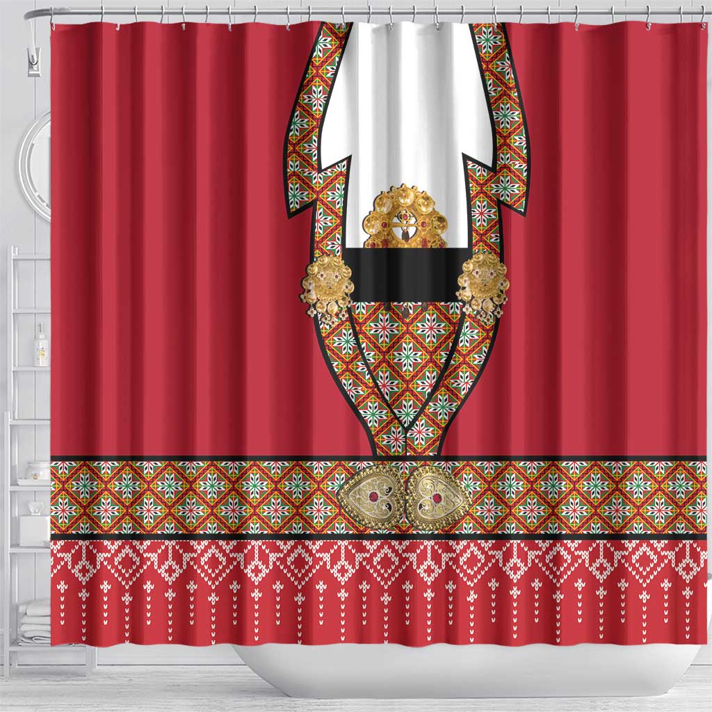 Norway Constitution Day Shower Curtain Norwegian bunads