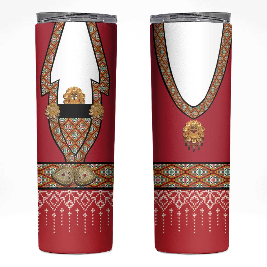 Norway Constitution Day Skinny Tumbler Norwegian bunads