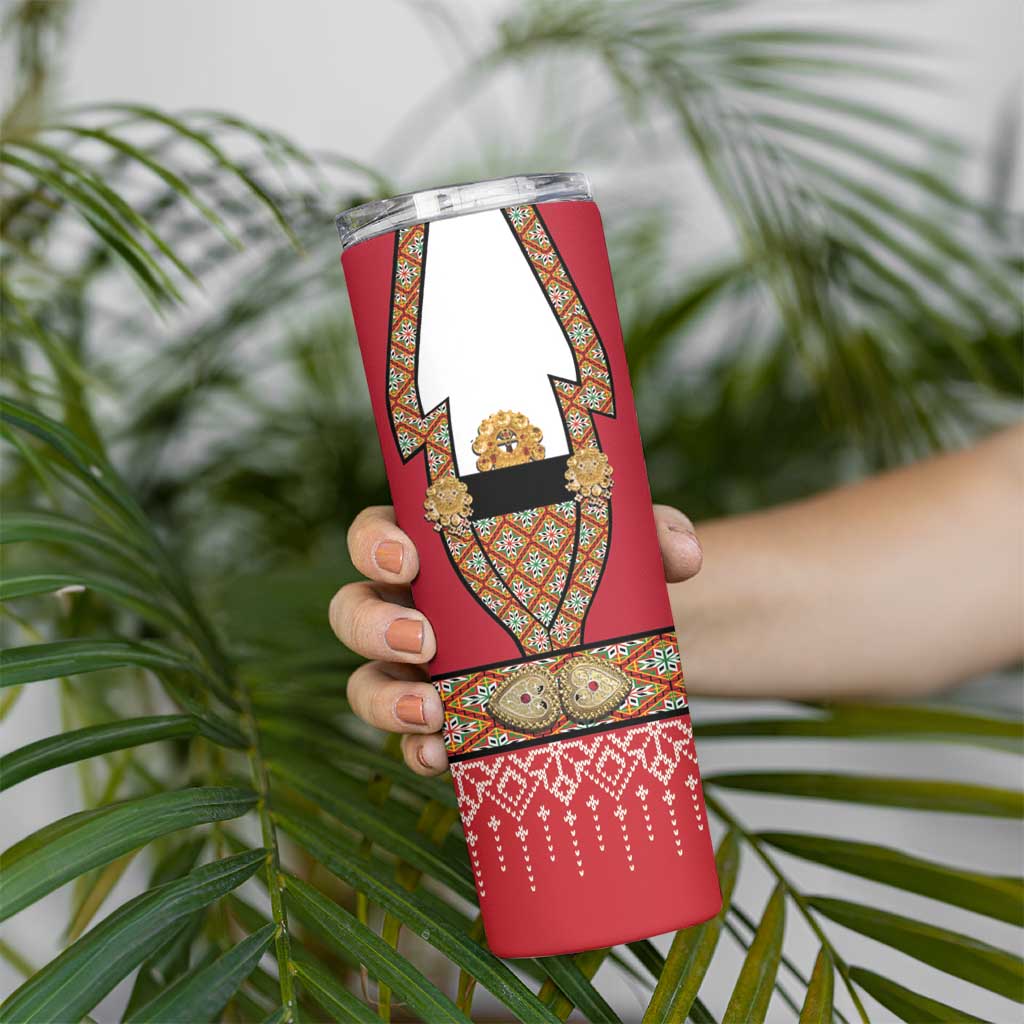 Norway Constitution Day Skinny Tumbler Norwegian bunads