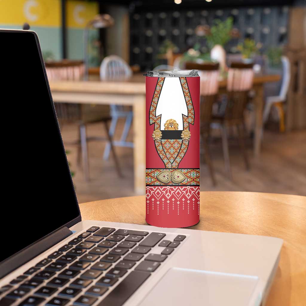 Norway Constitution Day Skinny Tumbler Norwegian bunads