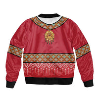 Norway Constitution Day Sleeve Zip Bomber Jacket Norwegian bunads