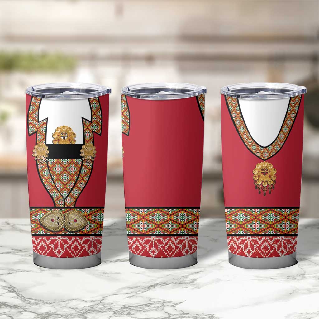 Norway Constitution Day Tumbler Cup Norwegian bunads