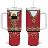 Norway Constitution Day Tumbler With Handle Norwegian bunads