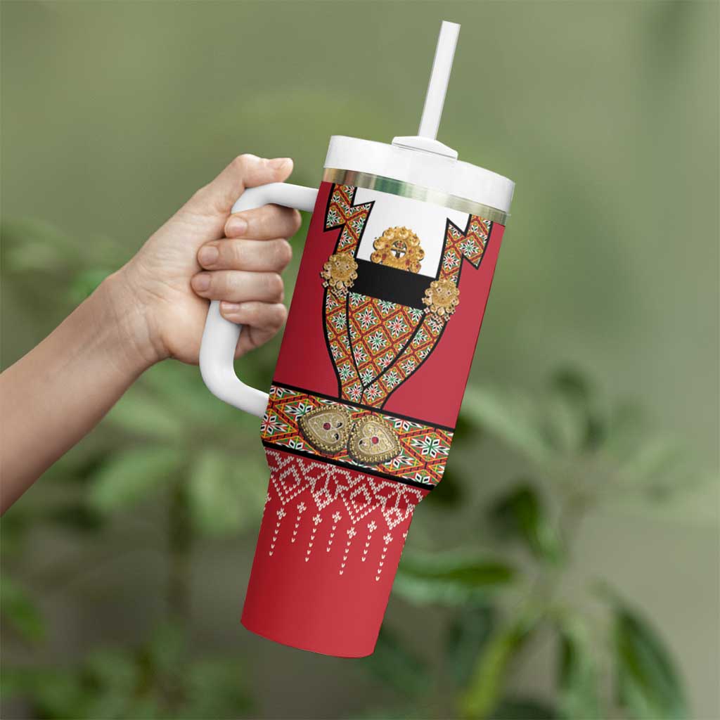 Norway Constitution Day Tumbler With Handle Norwegian bunads