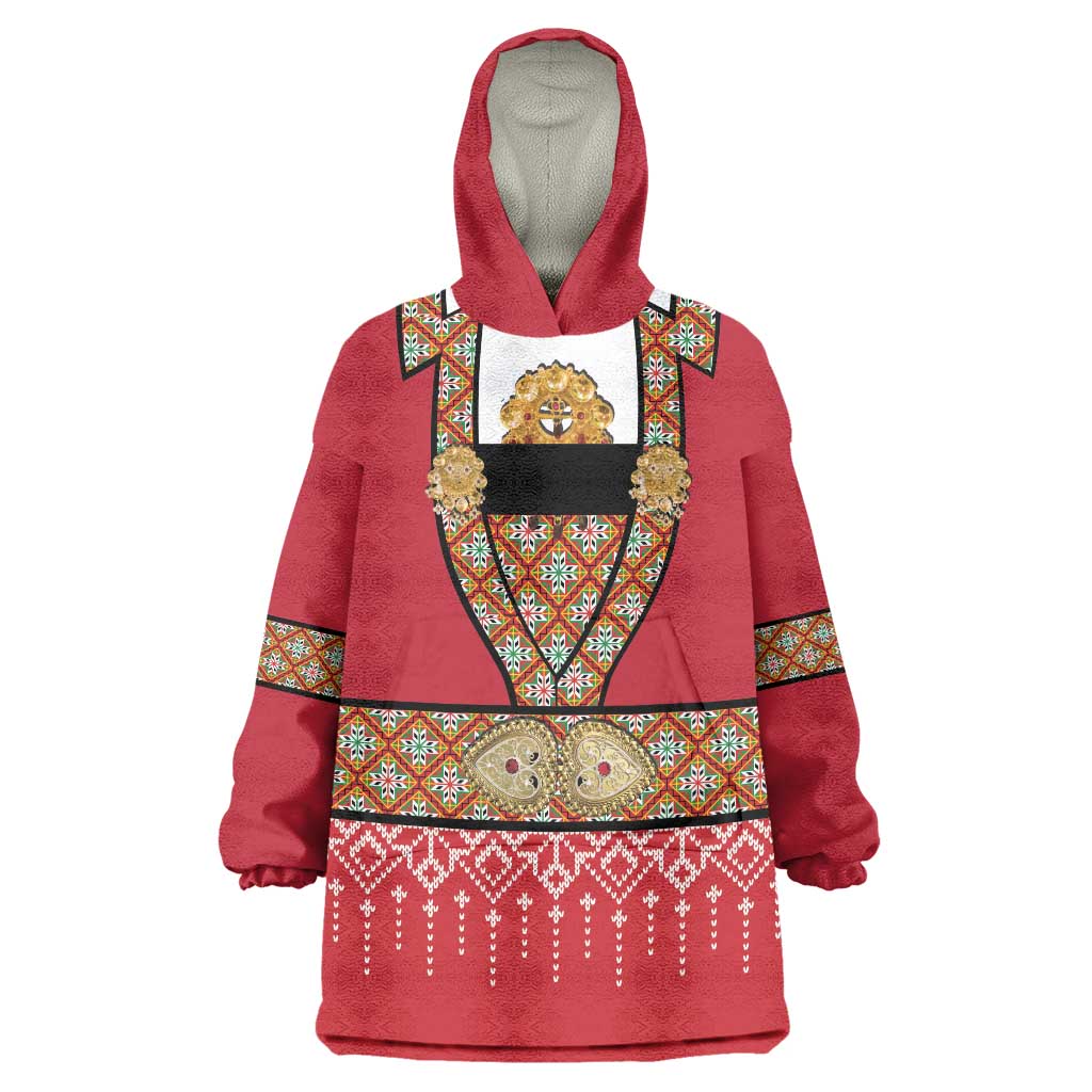 Norway Constitution Day Wearable Blanket Hoodie Norwegian bunads