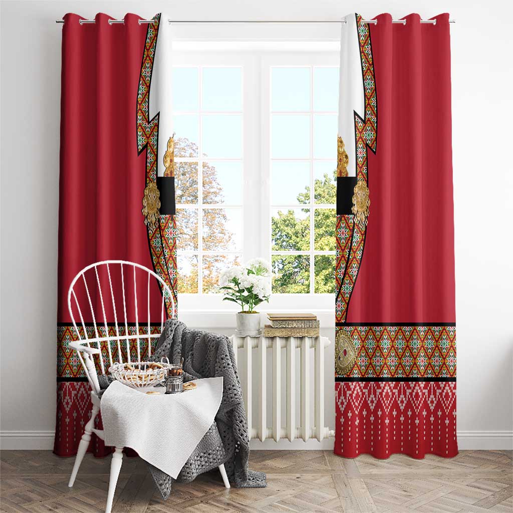 Norway Constitution Day Window Curtain Norwegian bunads