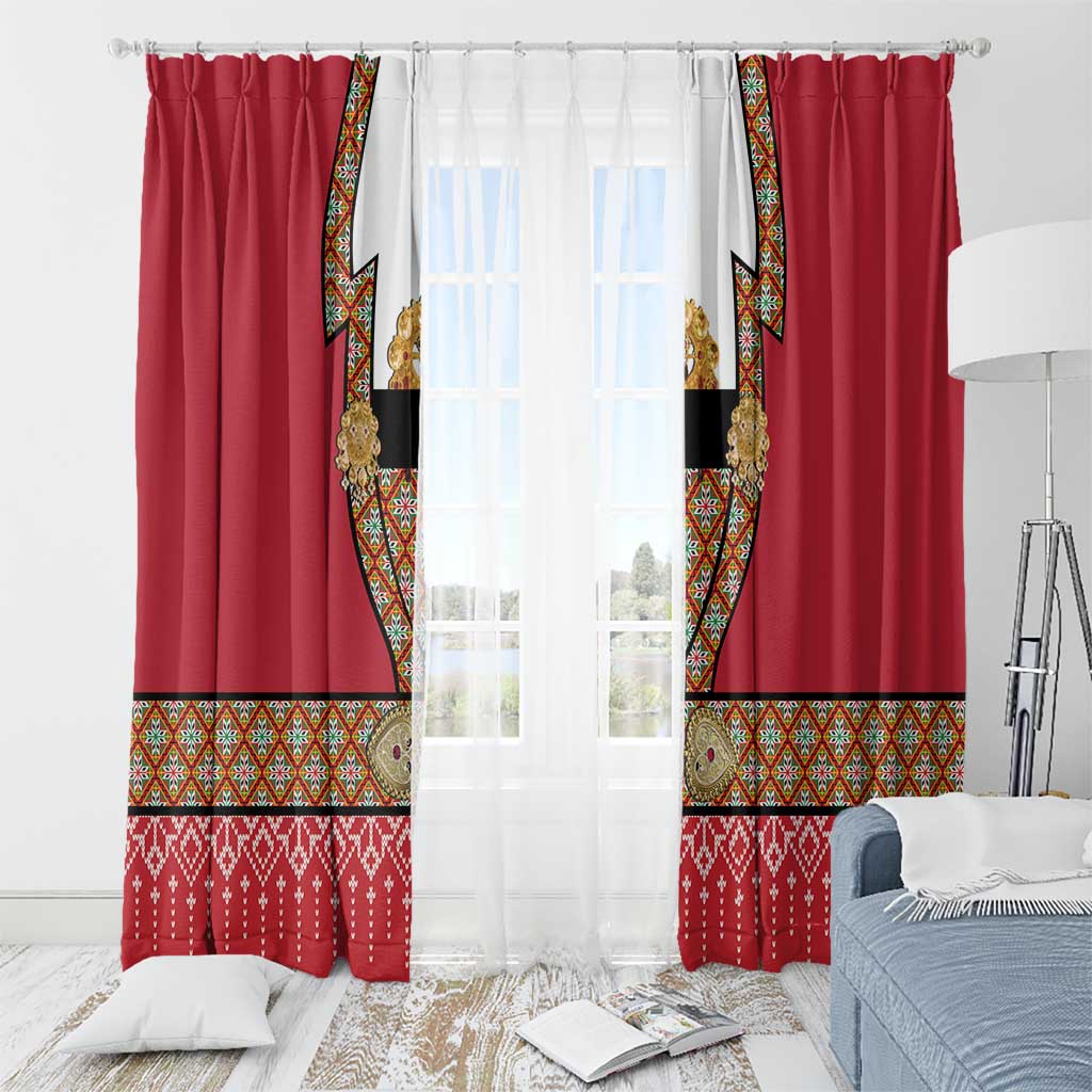 Norway Constitution Day Window Curtain Norwegian bunads