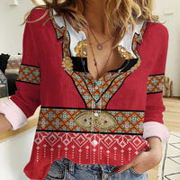 Norway Constitution Day Women Casual Shirt Norwegian bunads