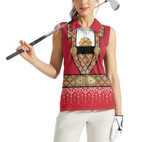 Norway Constitution Day Women Sleeveless Polo Shirt Norwegian bunads