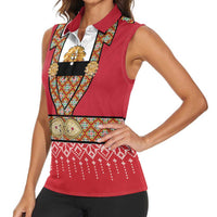 Norway Constitution Day Women Sleeveless Polo Shirt Norwegian bunads