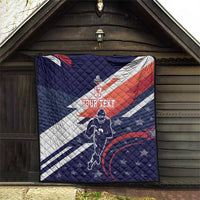 Custom United States American Football Quilt USA Go Champions Sporty Style