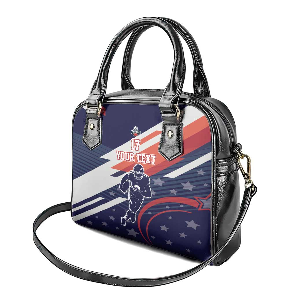Custom United States American Football Shoulder Handbag USA Go Champions Sporty Style