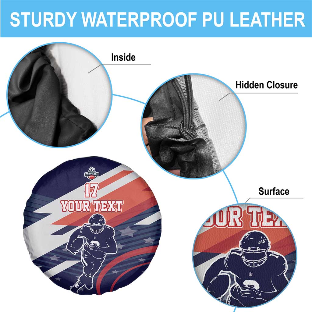 Custom United States American Football Spare Tire Cover USA Go Champions Sporty Style