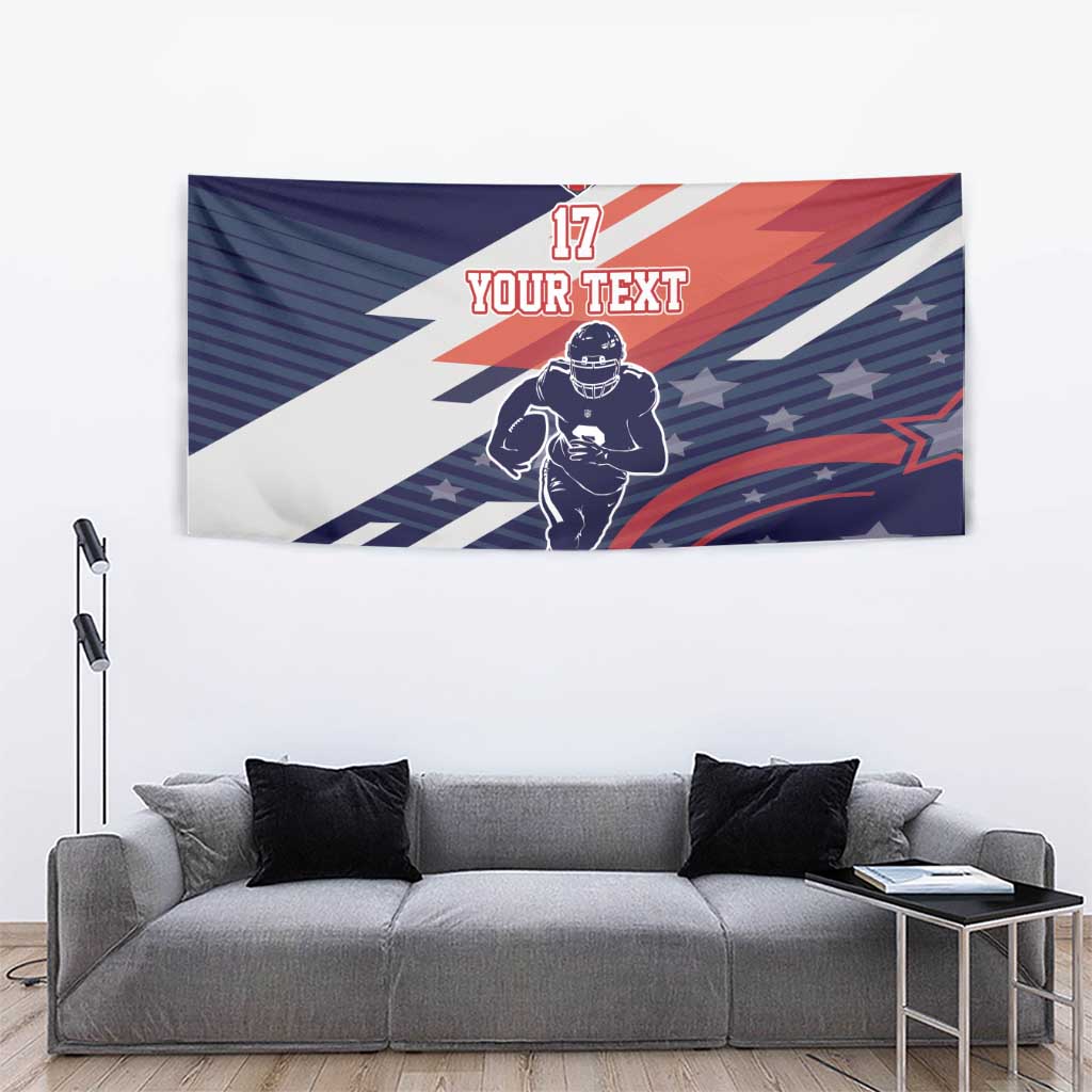 Custom United States American Football Tapestry USA Go Champions Sporty Style