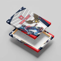 Custom United States Cricket Canvas Wall Art USA Go Champions and Eagle Mascot Style