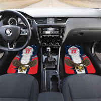 Custom United States Cricket Car Mats USA Go Champions and Eagle Mascot Style
