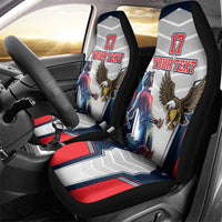 Custom United States Cricket Car Seat Cover USA Go Champions and Eagle Mascot Style