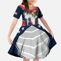 Custom United States Cricket Family Matching Off Shoulder Maxi Dress and Hawaiian Shirt USA Go Champions and Eagle Mascot Style